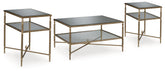 J&M Furniture - Ashley Furniture - Cloverty Coffee Table and 2 End Tables - Coffee Table and 2 End Tables - T440T1
